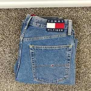 Vintage 2002 Tommy Hilfiger Jeans Straight Leg Blue 36x30 Y2K